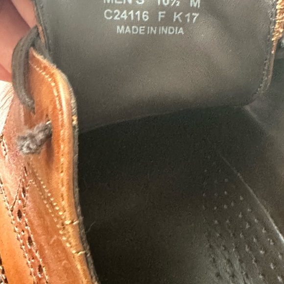 Cole Haan Brown Wingtip Oxfords with Brogue Detailing main image 7